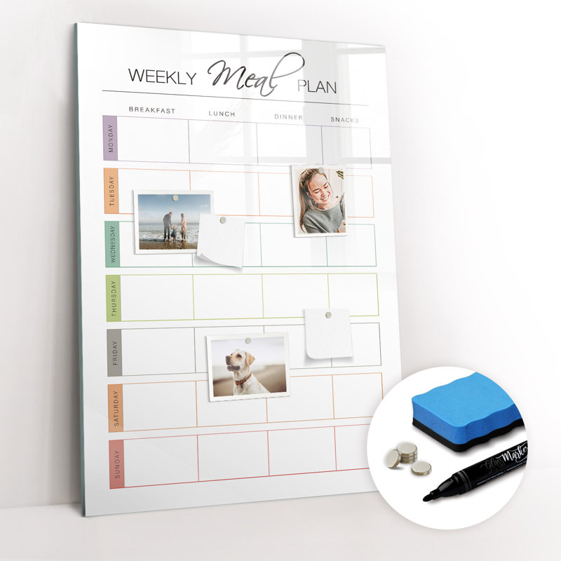 Magnetic Glass Dry Erase Board