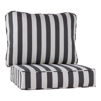 Outdoor 2-Piece Deep Seat Cushion Set