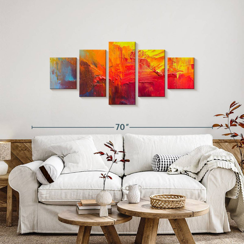 Rainbow In Haleyville, 24" H x 55" W