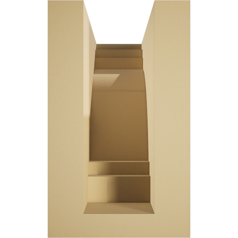 Pescadero Signature Urethane Rafter Tail, Primed Tan, 10" H x 12" W x 6" D