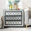 Commode décorative 3 tiroirs à miroir Glacaeu-25265421