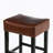 Lorraine Upholstered Counter Stool with Solid Wood Frame-1086329610