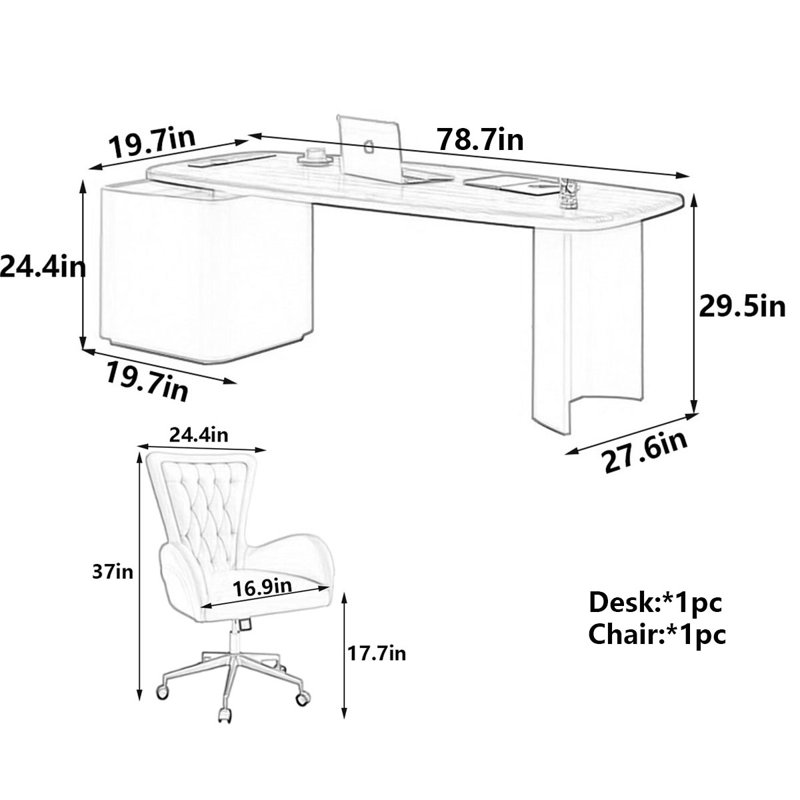 Tavares, 29.5" H x 78.7" W x 27.6" D