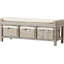 Banc de rangement rembourré Sephina