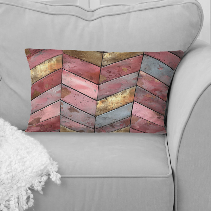 No Pattern - Midcentury Lumbar Pillow