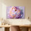 Plantes et fleurs, pivoines pastel, reproduction d'art sur toile