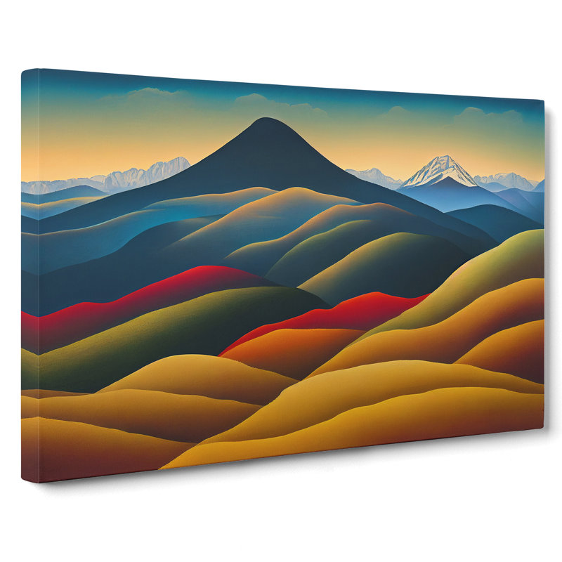 Wondrous Mountain Sunrise - Wrapped Canvas Print, 35cm H x 50cm W