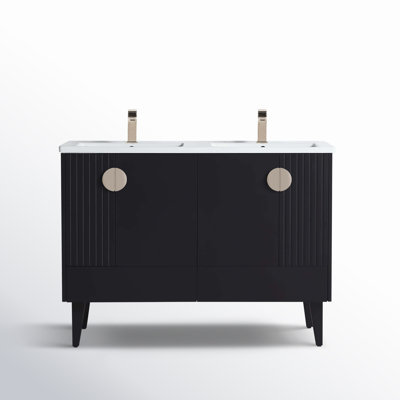 Saimah 47.25'' Double Bathroom Vanity