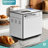 Simzlife Bread Maker, 2LB Dough & Bread Maker Machine with Auto Fruit and Nut Dispenser, Fit for 3 Loaf Sizes & 3 Crust Colors