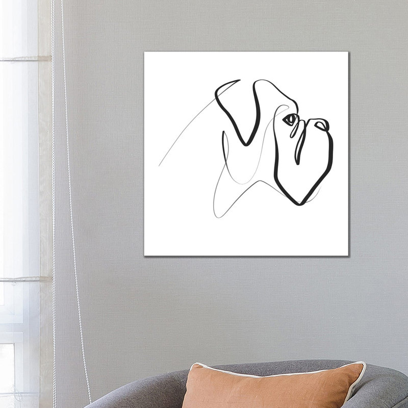 Boxer by Dane Khy - Wrapped Canvas Gallery-Wrapped Canvas Giclée, 66.04cm H x 66.04cm W