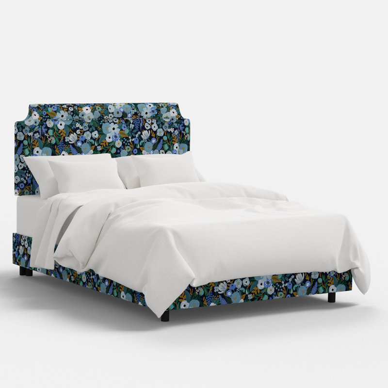 Hampton Bed In Garden Party Blue, King, Garden Party Blue