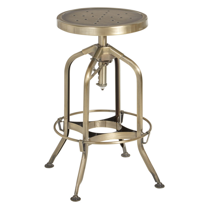 Mccartney Accent Stool, Brass