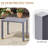 Bridgitte Aluminum Side Table-11577815