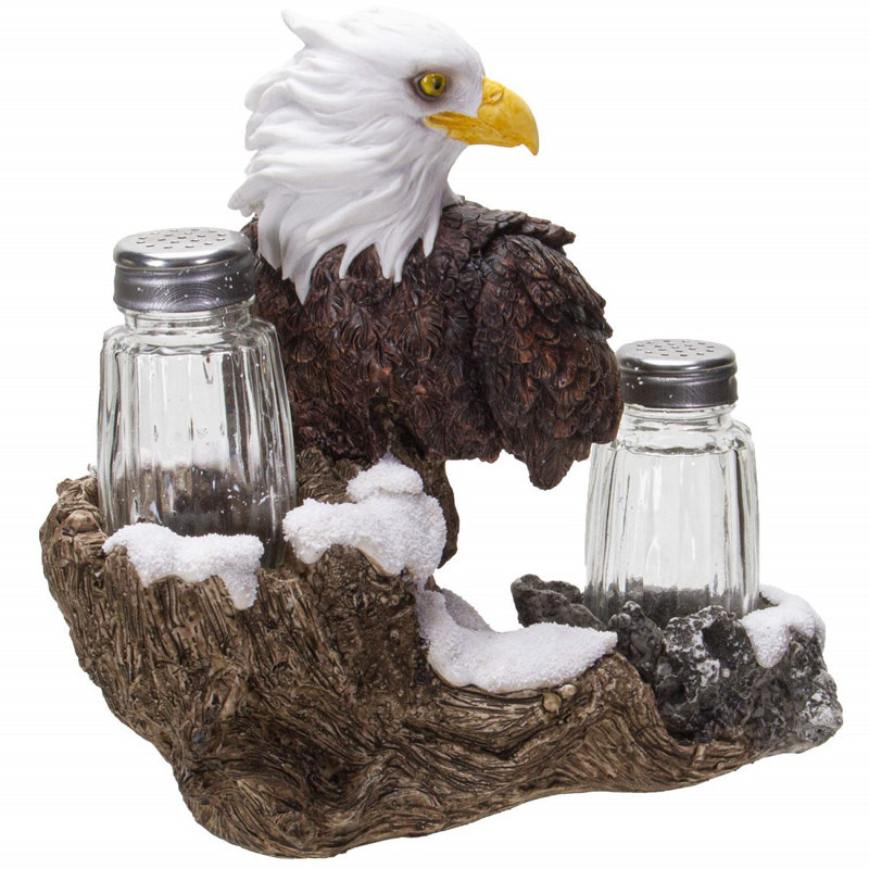 Pacific Giftware Eagle Salt and Pepper Shaker Set