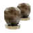 Brushed Nickel/Brown