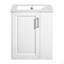 Armoire de salle de bain murale 20 "avec armoire latérale combinée, armoire de salle de bain avec porte à fermeture douce, meuble-lavabo moderne avec lavabo