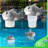 Shark Pool Floater Dispenser With Light,Easy Opening Pool Tab Holder For Swimming Pool,Adjustable Flow, Unique Added Buoyancy, Weather Durable PP & ABS