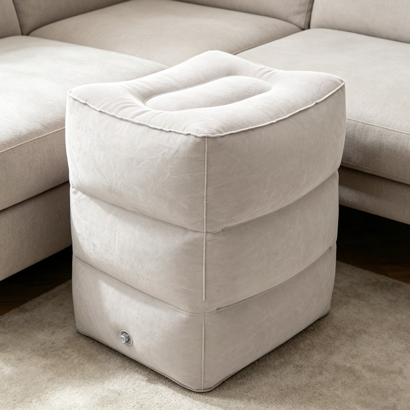 Coussin gonflable pour repose-pieds, lit pour tout-petit, réglable à 3 couches, repose-pieds, coussin, avion