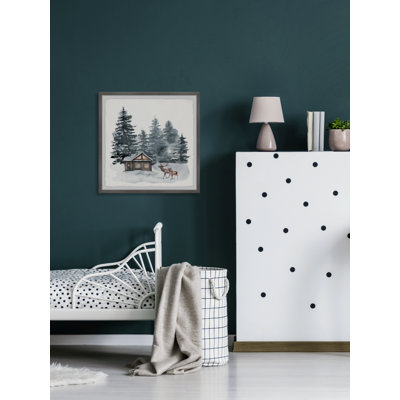 «Dreamy Winter Getaway», reproduction encadrée
