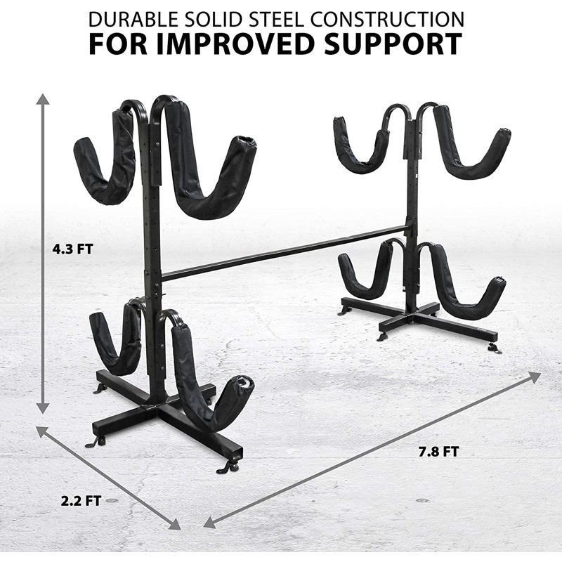 Warrington Steel Adjustable Kayak Rack