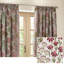 Almund Floral Jacquard Pencil Pleat Curtains-869372096-869372101