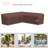Patio Sectional Sofa Cover, Heavy-duty Waterproof Outdoor V-Shaped Furniture Cover, Easy to Use & Care