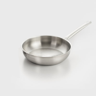 Ensemble de poêles et poêles à frire antiadhésives 2 pièces en acier inoxydable avec base encastrée Cook Pro