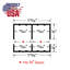 Rail de porte coulissante 3/4 po - ensemble supérieur et inférieur en plastique brun 48 po, paquet de 3 - Outwater-118375734