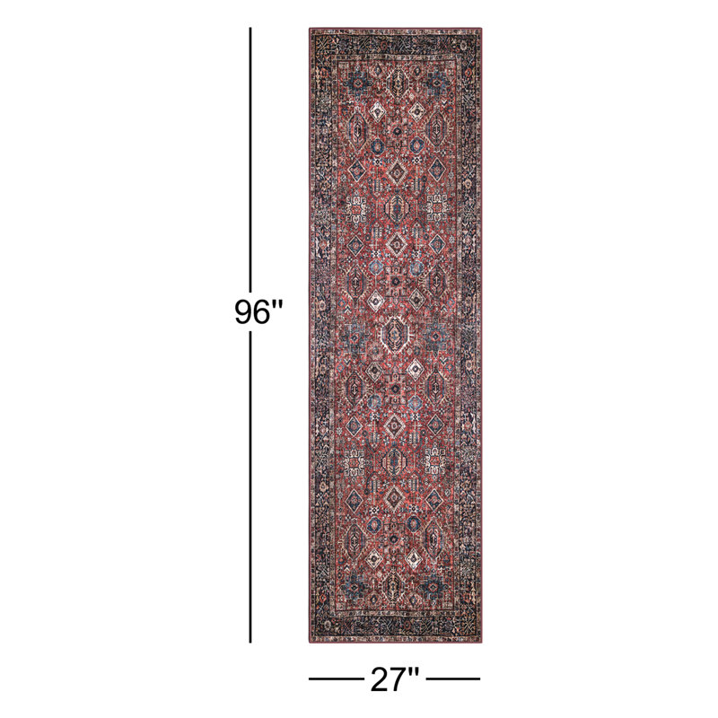 Oriental Indoor Rug, Runner 2'3" x 8'