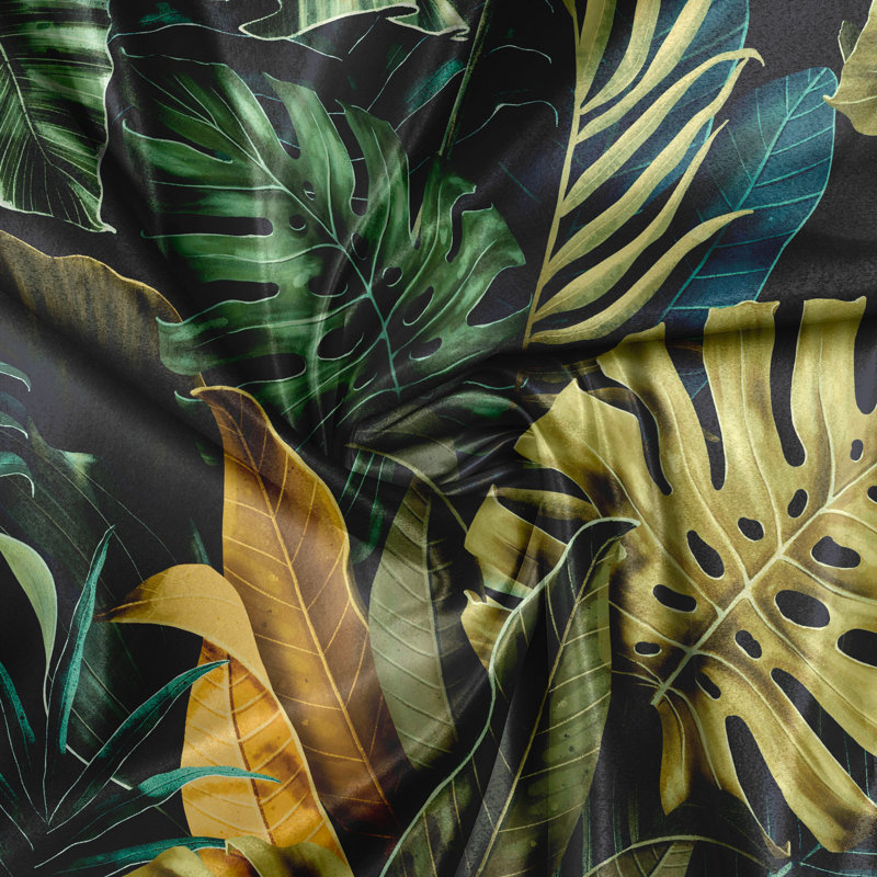 Milaca Polyester Semi Sheer Curtain Pair