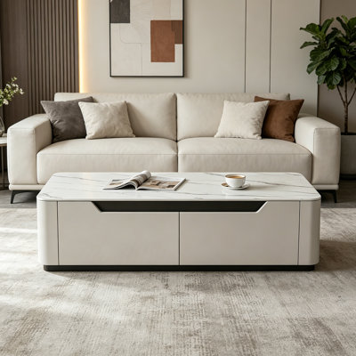 Table basse moderne avec tiroir de rangement