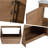 28" Wall Mounted Bathroom Vanity with Ceramic Sink, Single Door Cabinet-2016966483-2045707255