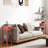 2-Tier Side Table With Drawer, Narrow End Table With Bottom Shelf, For Living Room, Set Of 2-1085381357