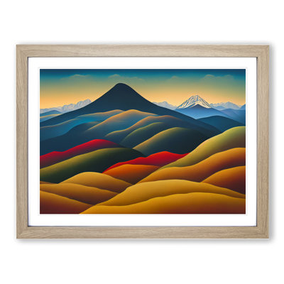 Wondrous Mountain Sunrise - Single Picture Frame Painting