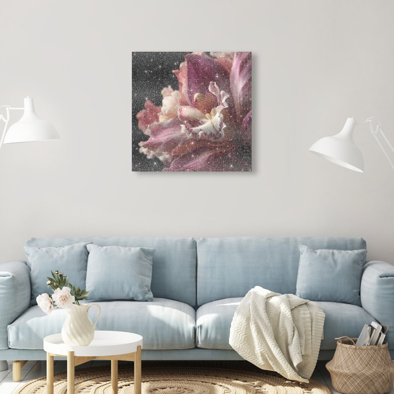 Velvet Labellum Print by Oliver Gal, 24"H x 24"W, Gallery Wrapped