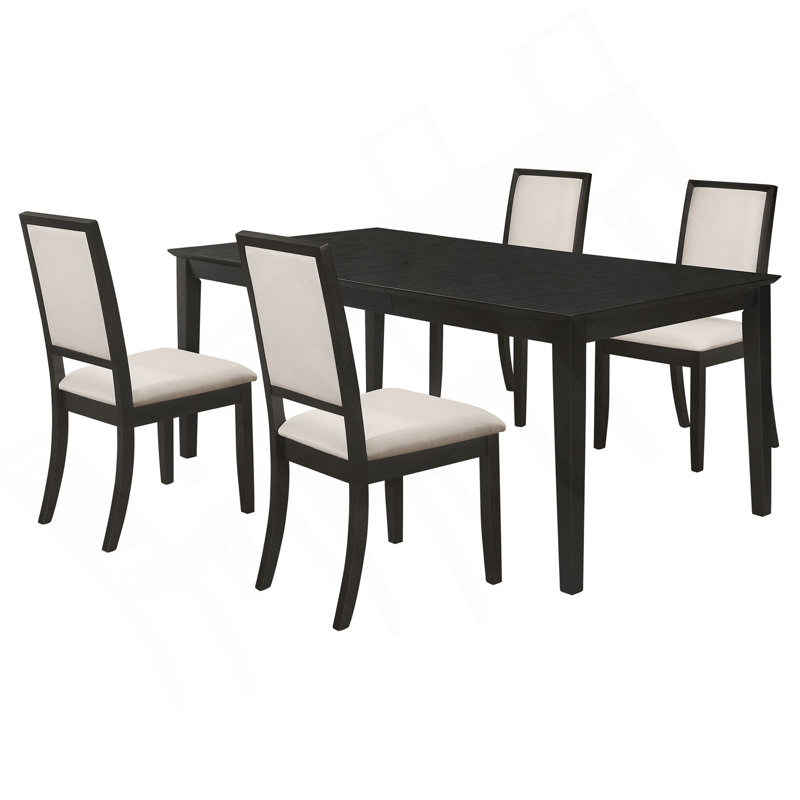 Daniela Black 5-Piece Dining Set