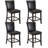 Ebian Upholstered Counter Stool with Solid Wood Frame-801863579