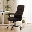 Fauteuil de direction en cuir avec fonction berçante réglable Jakorey-88602667
