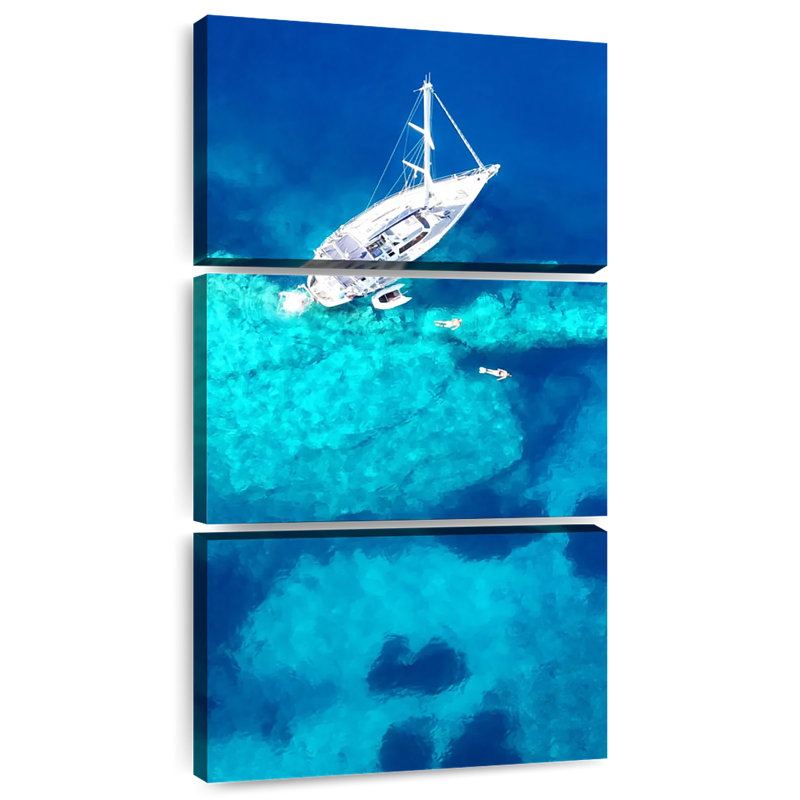 Bateau à quai dans les Caraïbes