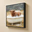 «Bathing Bull» par Gail Peck - impression sur toile
