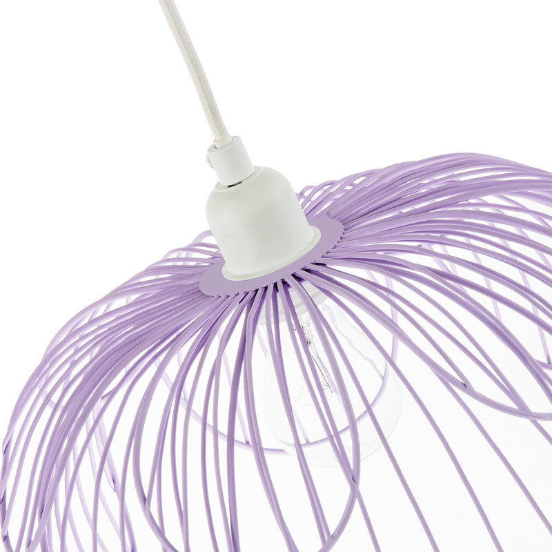 14 cm H Novelty Pendant Shade ( No Direct Attachment Method ) in Purple