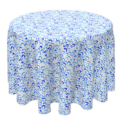 Round Cotton Twill Tablecloth