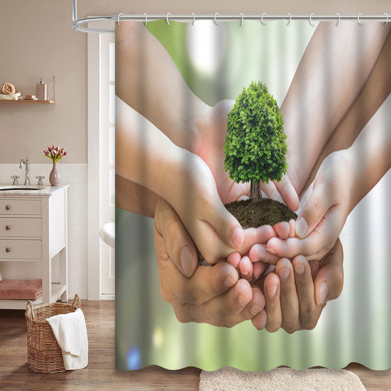Rideau de douche Tree Family, 72" L x 78" W
