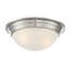 Plafonnier encastré bol simple à 2 lumières en nickel satiné-1922380621-1922380622