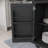 53.1" Rubber Wood Drop-Leaf Countertop Kitchen Cart With 5 Wheels With Storage Cabinet And 3 Drawers-1024431177