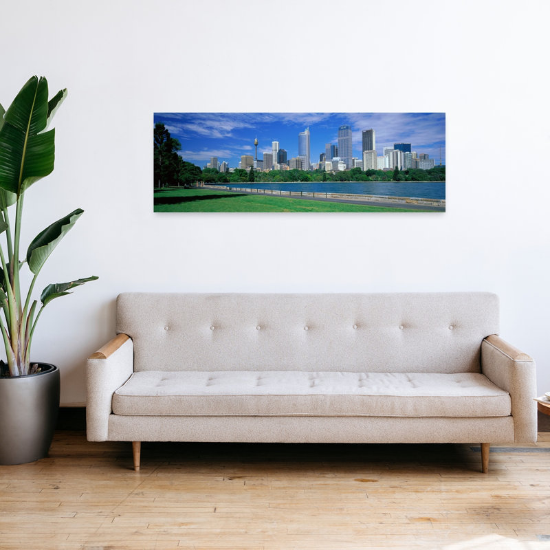 Sydney Australia 1 Piece Wrapped Canvas Panoramic Wall Art, 40.64 cm H x 121.92 cm W