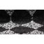 Tapis géométrique noir / blanc Rodney-50849027