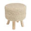 Solid + Manufactured Wood Accent Stool