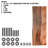 Wood Accent Bench Live Edge With Industrial Steel Pipe Legs-271300679