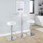 Table de bar contemporaine transparente Clear